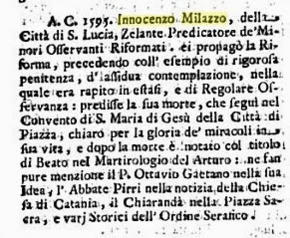 Beato frat&#039;Innocenzo Milazzo/0