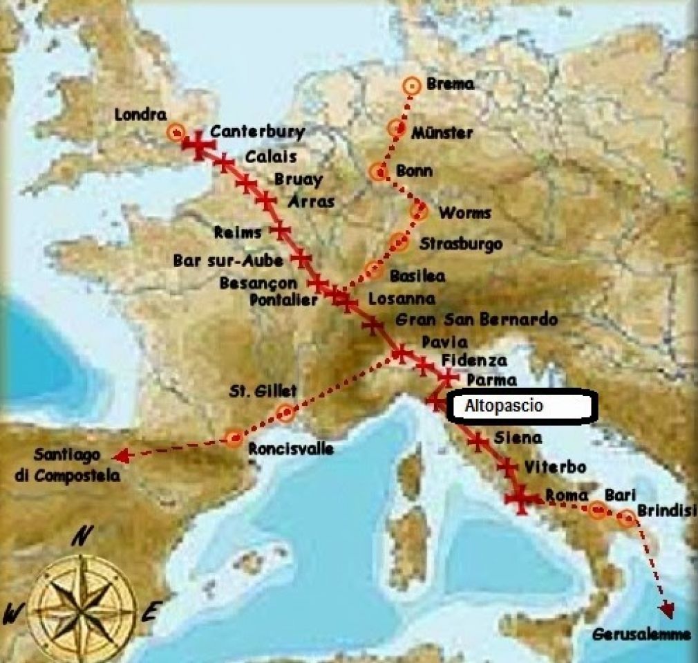 La via Francigena 1 / La Smarrita
