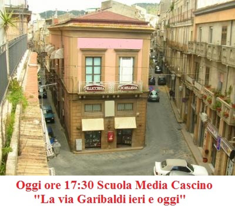 La via Garibaldi ieri e oggi