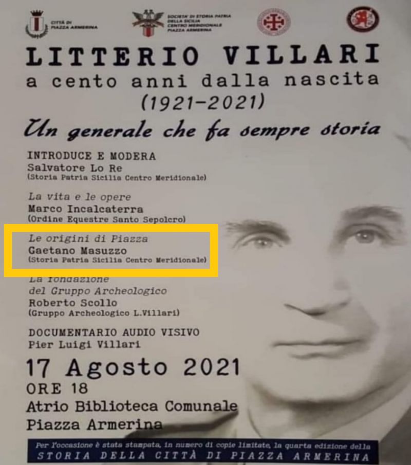 Origini di Piazza per il Villari