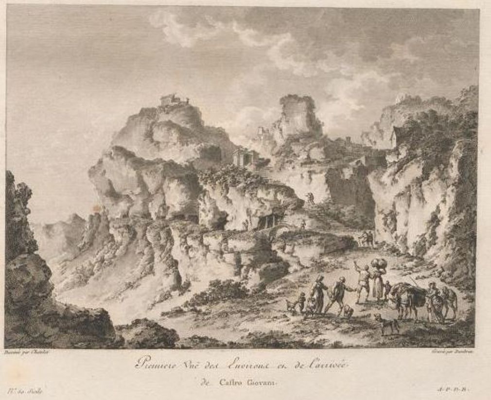 1785 Turista Abate de Saint-Non/Enna 1