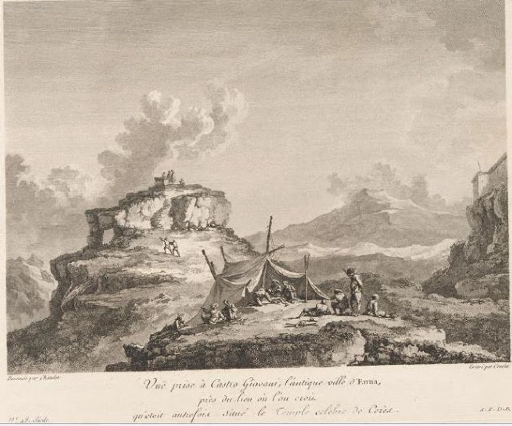 1785 Turista Abate de Saint-Non/Enna 2